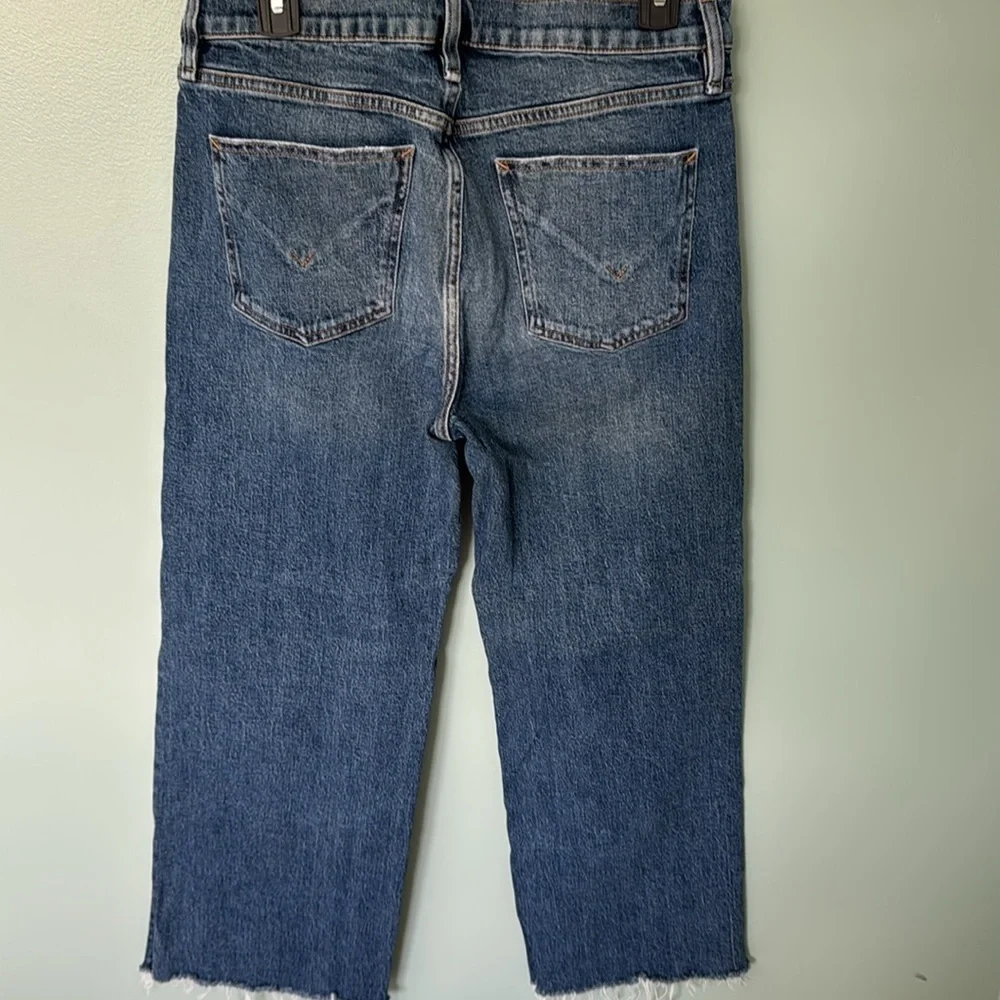 Hudson Jeans Rosie High Rise Wide Leg Crop in Wilder Wash - Picture 5 of 6